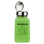 Menda 35275 ESD-Safe Green durAstatic Solvent Dispenser Bottle with One-Touch Pump Top