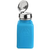 Menda 35283 ESD-Safe Blue durAstatic Solvent Dispenser Bottle With One-Touch Pump Top, 6 oz