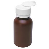 Menda 35602 HDPE Round Dispensing Bottle with Lasting-Touch Pump, 8 oz