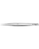 Excelta 0-SA Neverust Tweezers With Straight Tips, 3 Star, 4-3/4"