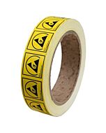 Desco 06713 ESD Protective Symbol Label 1x1 1,000/Roll