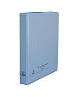 Desco 07431 ESD-Safe Dissipative 3-Ring Binder with Clear Pocket