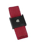 Desco 09035 Elastic Adjustable Maroon Wrist Strap Band Only