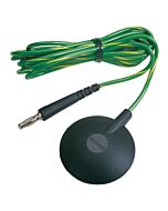 Desco 09816 Low Profile Ground Cord 6' with 3/8" Snap