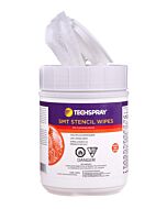 Techspray 1608-100FL Pre-Saturated Stencil and Cleaning Wipes 100/Pk