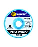 Techspray 1808-5F Pro Wick Rosin Desoldering Braid