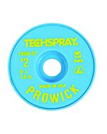 Techspray 1809-5F Pro-Wick Rosin Desoldering Braid, .055", 5' Yellow ESD Spool