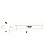 Hexacon HT108X Conical Solder Tip with 3/8"