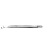 Excelta 24-SA-SE Style 24-SA-SE Economy Tweezer With Angled Broad Tips, 6"