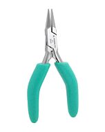 Excelta 2642 Stainless Steel Flat Nose Plier Smooth Jaws & Cushioned Grips