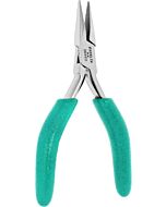 Excelta 2644D Stainless Steel Chain Nose Plier with Serrated Jaws