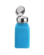 Menda 35283 ESD-Safe Blue durAstatic Solvent Dispenser Bottle With One-Touch Pump Top, 6 oz
