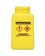 Menda 35738 HDPE DuraStatic HCS Label Isopropanol Printed Dispensing Bottle, 6 Oz