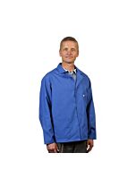 Tech Wear 361ACS-3X ESD-Safe Nylostat Jacket In Cotton/Poly Woven Fabric, Royal Blue, 3X-Large, 30-3/4" Long
