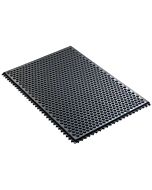Desco 40930 Statfree Conductive Interlocking Rubber Floor Mat with Bubble Textured Surface