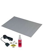 Desco 42475 Statfree Z2 Dissipative 3-layer Vinyl Mat Kit with Ground Cord, 24" x 48"