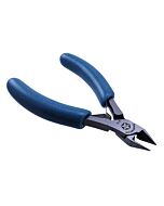 Swanstrom 515 ESD-Safe Tapered Head Flush Cutter with Cushion Grip Handles, 5-13/16"