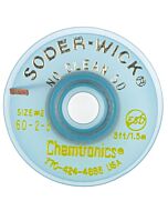 Chemtronics 60-2-5 Soder-Wick No Clean Yellow Desoldering Braid