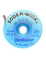 Chemtronics 60-4-5 Soder-Wick No-Clean Desoldering Braid
