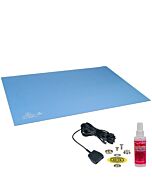 Desco 66323 Blue Statfree UC2 Dissipative Dual Layer Rubber Mat Kit