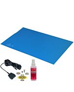 Desco 66424 Dissipative 2-Layer Rubber Mat Top Kit