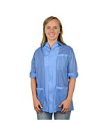 Desco 74307 Statshield Smock with Convertible Sleeves & Snap Cuffs