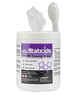 ACL Staticide 7600 5x8" IPA Cleaning Wipes 