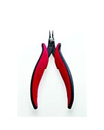 Hakko Pn-20-M Pointed Short Nose Pliers With Smooth Jaws, 12mm