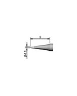 JBC C105103 Cartridge Conical Soldering Tip, 0.3 mm x 5 mm