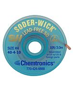Chemtronics 40-4-10 Soder-Wick Lead-Free #4 Desoldering Braid
