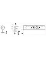 Hexacon CT202X Semi Chisel Soldering Tip, 3/32"