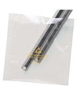 Desco 13884 Statfree Dissipative Ultra Clear 3.5 Mil Zip Top Polyester Bag, 12" x 16"