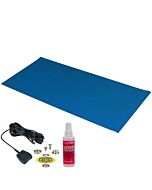 Desco 65135 Mat Kit Statfree B2 Plus Vinyl Dark Blue, 0.060" x 24" x 48''