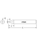 Hexacon HT260X Pyramid Soldering Tip, 5/8"