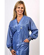 Techwear HOJ-23C-4XL ESD-Safe Hip Length Jacket with Knit Cuffs, 4X-Large