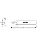 Hexacon HT256X Pyramid Soldering Tip, 5/8"