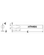 Hexacon HT449X 3/8" Semi-Chisel Soldering Tip