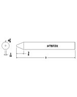 Hexacon HT872X 3/8" Sharp Conical Soldering Tip