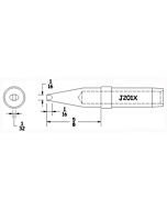 Hexacon J201X Therm-O-Trac Conical Chisel Soldering Tip, 1/16"