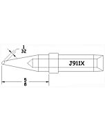 Hexacon J911X 45° 1/32" Conical Bevel Soldering Tip for Therm-O-Trac Stations