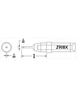 Hexacon J918X Turned-Down Full Chisel Soldering Tip, 1/32"