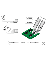 JBC C120007 Series C120 Cartridge Blade Soldering Tip, 3.5mm Right Side