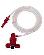 Weller KDS505S6 5cc Plastic Universal Syringe Adapter Assembly, 3/32" Air Line Diameter