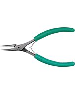 Swanstrom LX4 ESD-Safe Submini Needle Nose Plier with Serrated Jaw, 4.50"