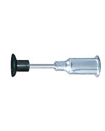 Excelta PVS-CB-14 Black Buna-N Static Safe Tip Straight 1/4"