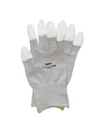 PIP TDESDNYXS Grey Assembly and Inspection Gloves with White Nitrile Coated Fingertips