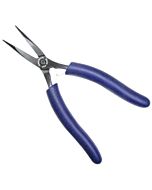 Swanstrom S329E ESD-Safe X-Long Head Long Nose Plier with Serrated Jaw & Erogonomic Handle, 6.94"
