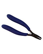 Swanstrom S942E Ergonomic Curved Plier Grooved For Spade Connector, 5"