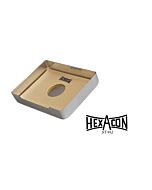 Hexacon ST-912 Metal Tray & Sponge with Hole, 3-1/2" x 4-1/2"