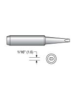 Plato HS-2751 HS Series Chisel Soldering Tip, Alternate for Hakko 900M-T-1.6D, .063"